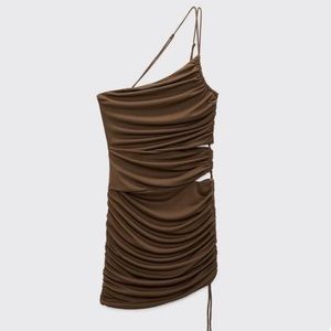 Zara ruched dress